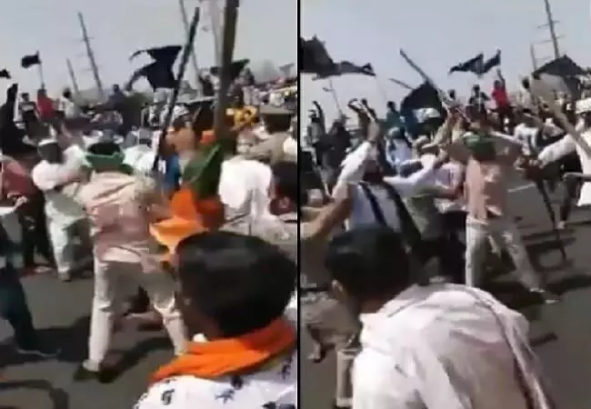 भाजपा समर्थकों पर हुए हमले भाकियू समर्थकों के खिलाफ एफआईआर दर्ज