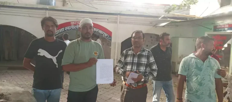 एंबुलेंस चालक पर किया जानलेवा हमला, एंबुलेंस स्वामी ने दी तहरीर