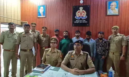 महिला के साथ ठगी करने वाले पांच आरोपियों को पकड़ा