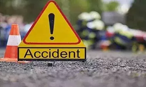 बाइक फिसलकर गिरी, हादसे में बिहार निवासी युवक की मौत
