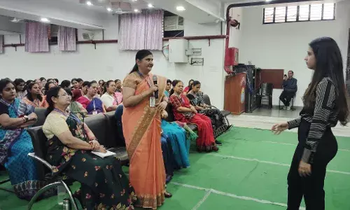 एम.जी. पब्लिक स्कूल में तनाव प्रबंधन पर हुआ सेमिनार