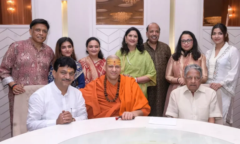 मूलचंद रिसोर्ट पर आचार्य कैलाशानंद का मंगल आगमन