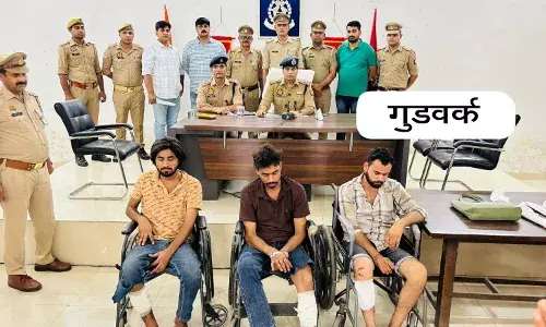 MUZAFFARNAGAR-12 घंटे में 7 लूट करने वाले कार सवार तीन लुटेरे दबोचे