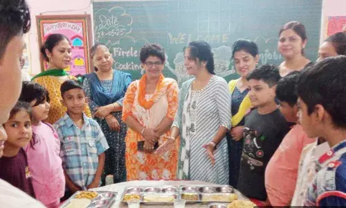 एम.जी. पब्लिक स्कूल के भाषा समर कैंप में बच्चों ने जानी भारतीय व्यंजन परम्परा