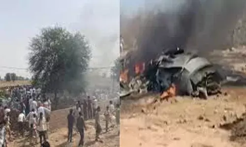 चुरू में जगुआर फाइटर जेट क्रैश, दो लोगों की मौत