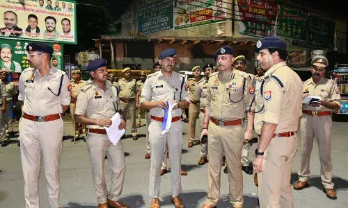 सुरक्षा परखने आधी रात को सड़क पर उतरे एडीजी भानु भास्कर