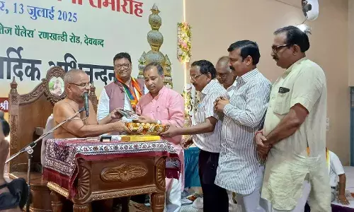 आचार्य श्री 108 सागर अरुण सागर जी का सरागवाड़ा जैन मंदिर मेंमंगल आगमन