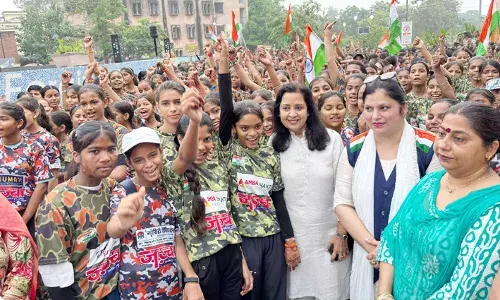 मुजफ्फरनगर की सड़कों पर दिखा राष्ट्रवाद का जज्बा
