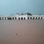 पंजाब में बाढ़ का दृश्य – पठानकोट, गुरदासपुर और करतारपुर कॉरिडोर में पानी भरते हुए।