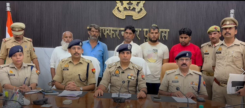 शाहपुर पुलिस ने जबरन धर्म परिवर्तन और धोखाधड़ी मामले में पांच आरोपियों को गिरफ्तार, नाबालिग को बाल कल्याण समिति के पास भेजा