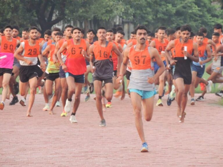 मुजफ्फरनगर-अग्निवीर भर्ती में शुक्रवार को आखिरी दौड़