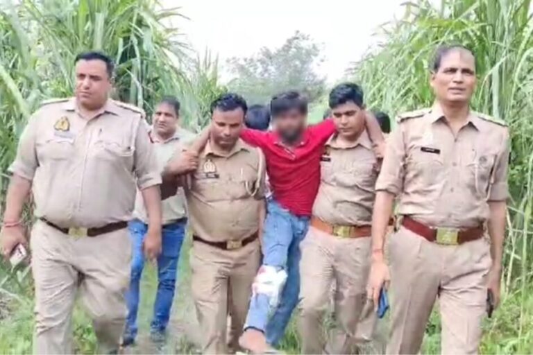 मुजफ्फरनगर-दादा-पोते से बड़ी लूट का आरोपी मुठभेड़ में किया घायल