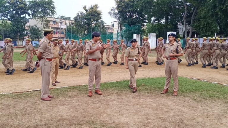 एसएसपी ने दौड़ लगाकर परखी पुलिस फोर्स की फिटनेस