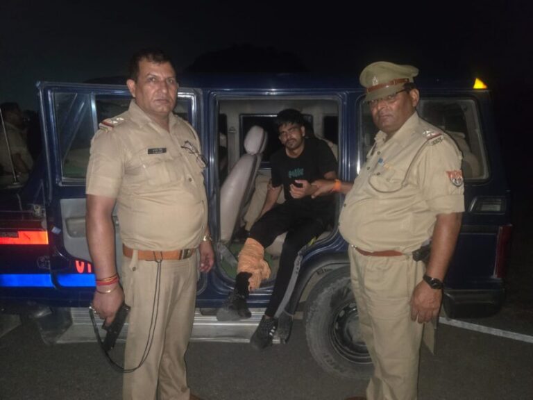 थाना देवबंद पुलिस और बदमाशों के बीच मुठभेड़, गोकशी के इरादे से जा रहे शाकिर उर्फ गोलू गिरफ्तार