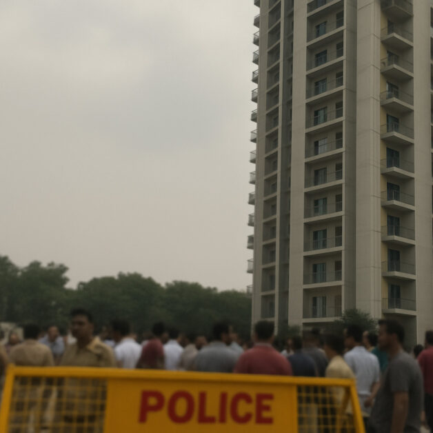 ग्रेटर नोएडा: चार्टर्ड अकाउंटेंट की पत्नी ने बेटे संग 13वीं मंजिल से छलांग लगाई, दोनों की मौत
