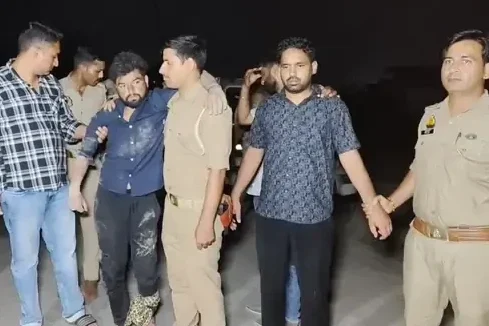 मुजफ्फरनगर-महिला से बैग लूटने वाले बदमाशों से मुठभेड़, एक घायल