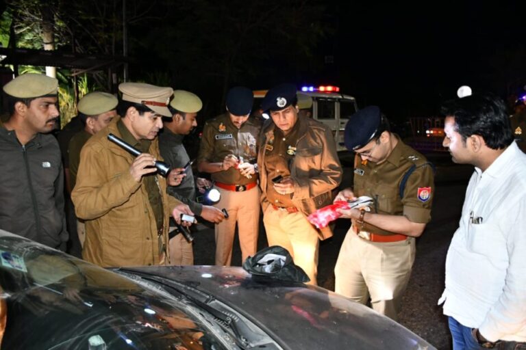 दिल्ली ब्लास्टः मुजफ्फरनगर अलर्ट, आधी रात फोर्स लेकर सड़कों पर उतरे एसएसपी