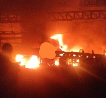 टिहरी स्टील प्लांट में भीषण आग, तीन घंटे की मशक्कत के बाद पाया काबू