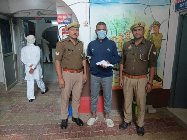 देवबंद पुलिस की बड़ी कार्रवाई: हत्या के प्रयास में वांछित आरोपी अचिन त्यागी अवैध तमंचे सहित गिरफ्तार