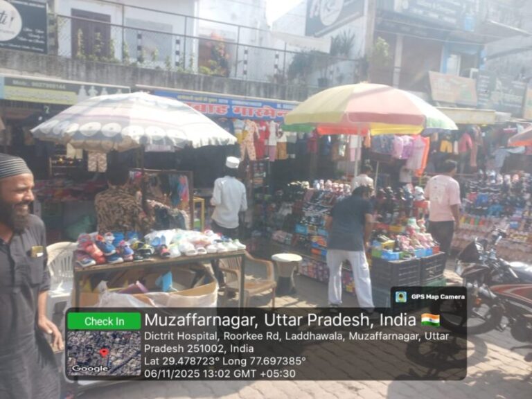 नगरपालिका की टीम ने शहर में हटवाया अस्थाई अतिक्रमण