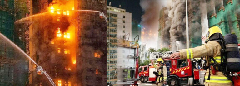 हांगकांग अग्निकांड में अब तक 55 की मौत, 279 लोग लापता
