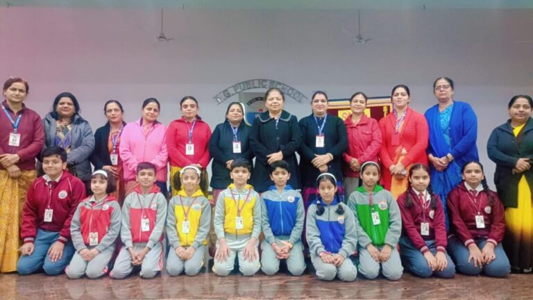 एम.जी. पब्लिक स्कूल में इंटर हाउस स्टोरी टेलिंग कॉम्पीटिशन में बच्चों ने दिखाई प्रतिभा