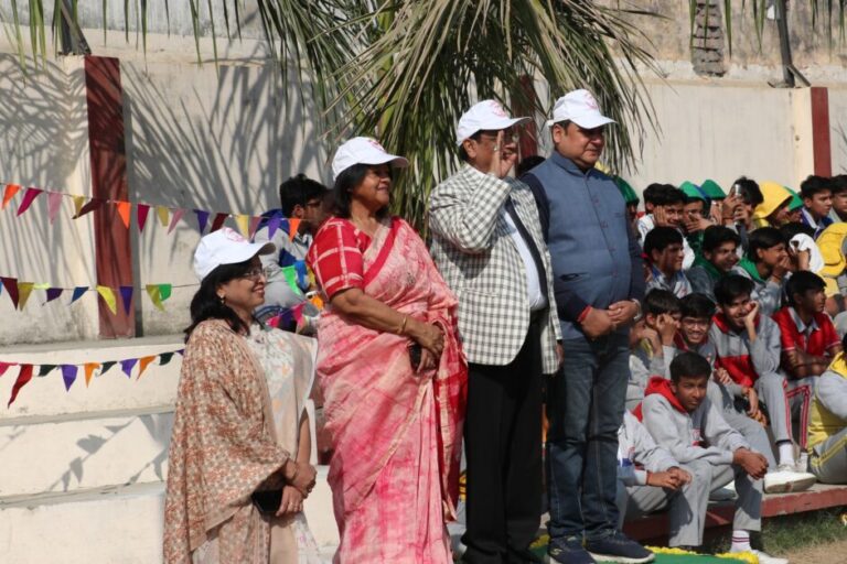 एम.जी. पब्लिक स्कूल की एथलीट मीट में खेल, संस्कार और राष्ट्रवाद का संगम