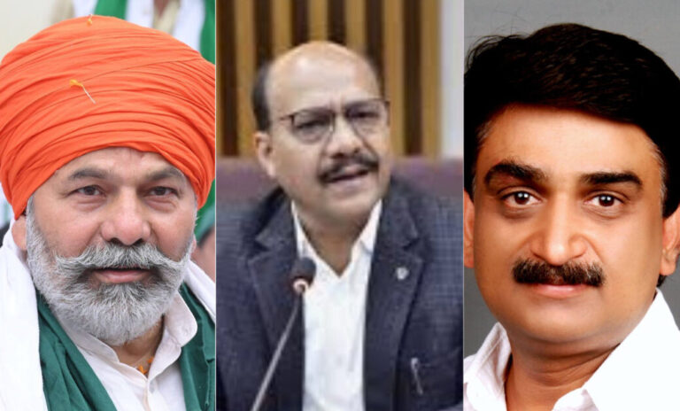 मुजफ्फरनगर में आरडीएफ पर तकरारः राकेश टिकैत ने धमकाया तो पंकज बोले-बंद कर देंगे उद्योग