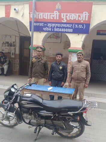 पुरकाजी पुलिस की कार्रवाईः लूट में वांछित चल रहे तीन और बदमाश गिरफ्तार