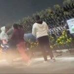 लखनऊ राष्ट्र प्रेरणा स्थल गमले चोरी की घटना, उद्घाटन के बाद कार-स्कूटी से गमले ले जाते लोग