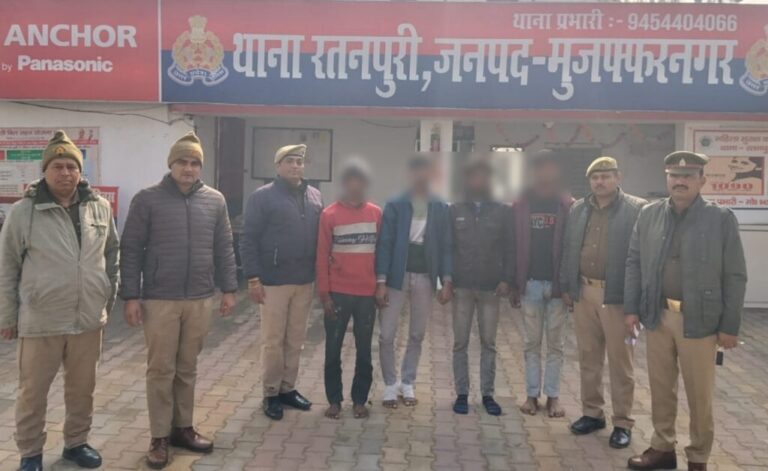 मुजफ्फरनगर-पुलिस ने साम्प्रदायिक झगड़े में वांछित चार अभियुक्तों को दबोचा