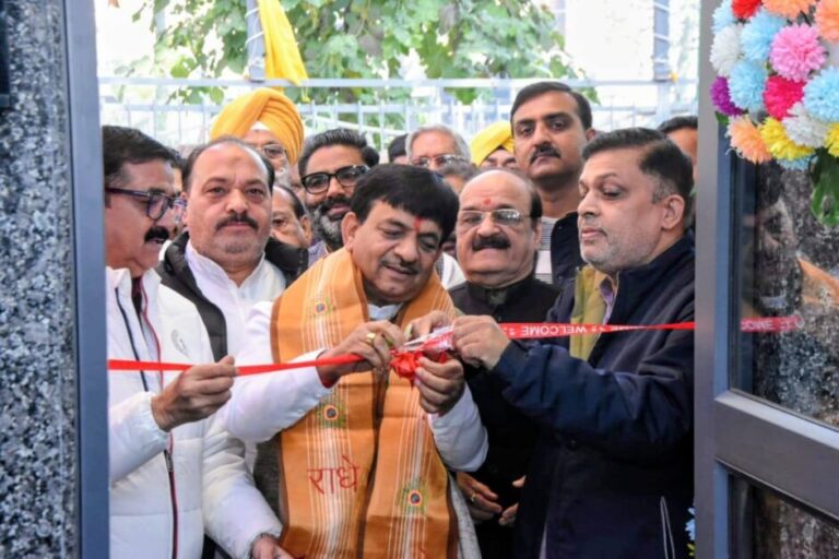 गांधी कॉलोनी हाउसिंग सोसाइटी के नवनिर्मित कार्यालय का लोकार्पण