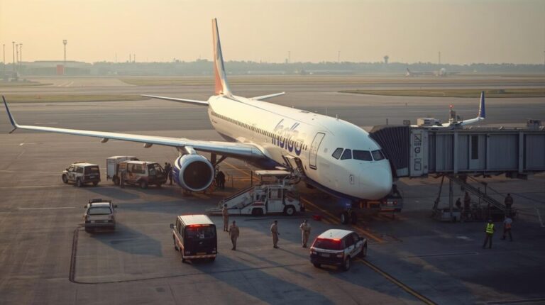 इंडिगो फ्लाइट में बम की सूचना, दिल्ली–बागडोगरा विमान की लखनऊ में इमरजेंसी लैंडिंग