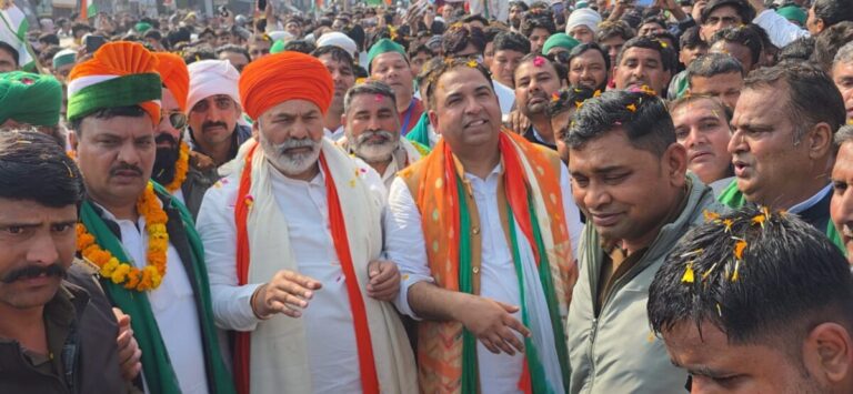 सूली वाला बाग आंदोलन जहीर की तस्पया, इसे बेकार नहीं जाने देंगेः राकेश टिकैत