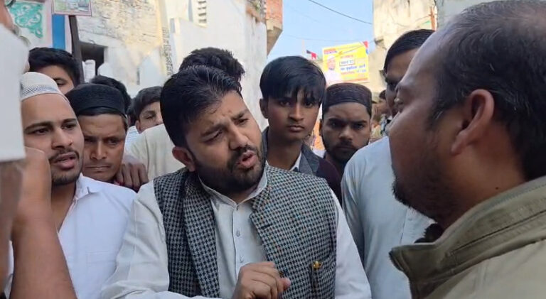 गांव नरा में भड़के नेताजी, जेई को दे डाली खुलेआम धमकी