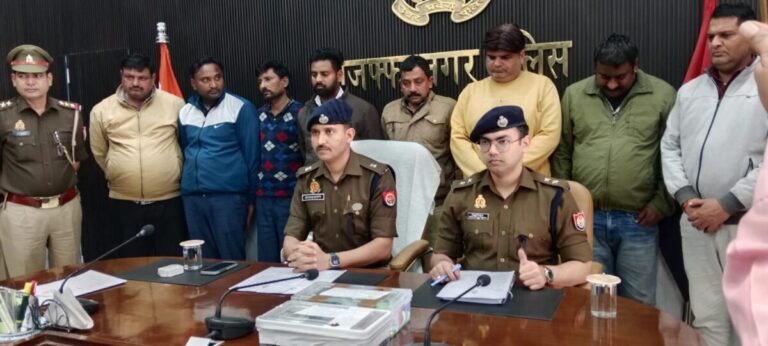 हाईवे पर फर्जी परिवहन अधिकारी बनकर वसूली करने वाले 8 आरोपी दबोचे