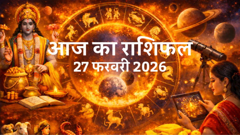 आज का राशिफल 27 फरवरी 2026: जानिए किसके लिए खुलेगा सफलता का द्वार