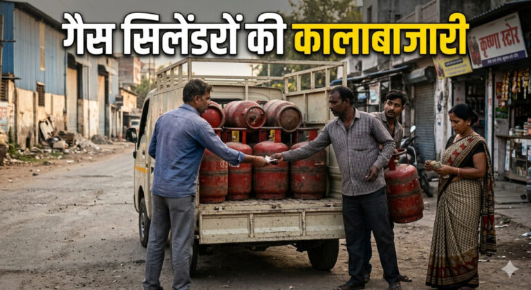 शामली गैस सिलिंडर कालाबाजारी: 900 का सिलिंडर 1500 में