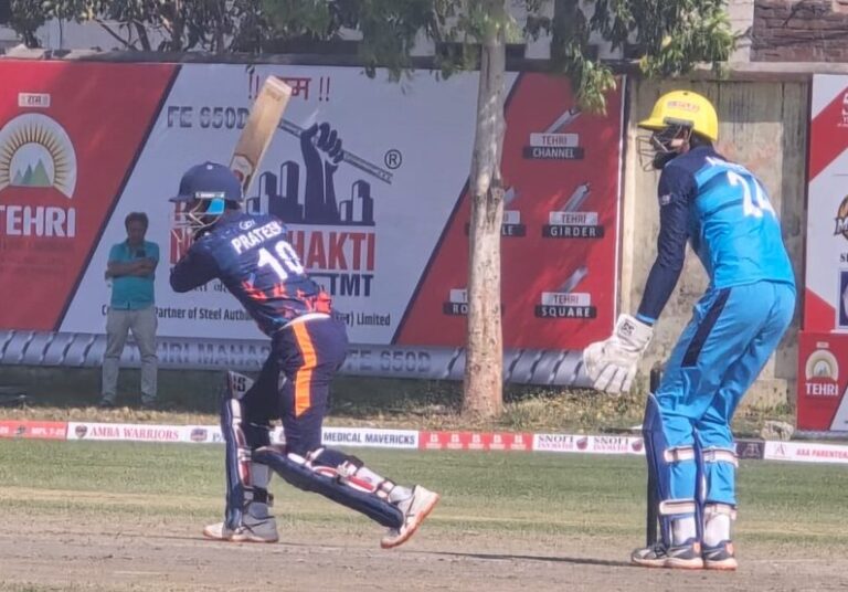 मुजफ्फरनगर प्रीमियर लीग-2 में रोमांच से भरपूर रही टिहरी और वसुंधरा की जीत