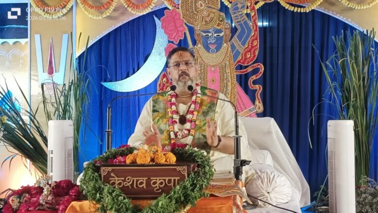 श्रीकृष्ण ने समाज को धर्म, प्रेम और करुणा का संदेश दिया: हिमेश शास्त्री