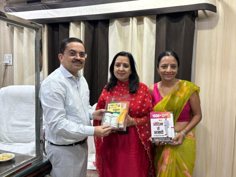 ओटिज्म प्रभावित बच्चों के लिए आगे आई नगरपालिका अध्यक्ष मीनाक्षी स्वरूप