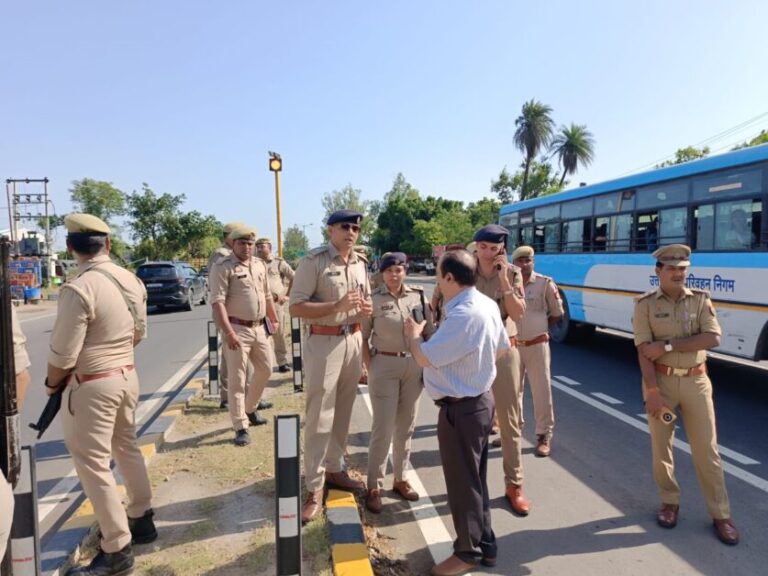एनएच-58 पर सड़क सुरक्षा को लेकर पुलिस-एनएचएआई का संयुक्त निरीक्षण, अवैध कट बंद करने के निर्देश