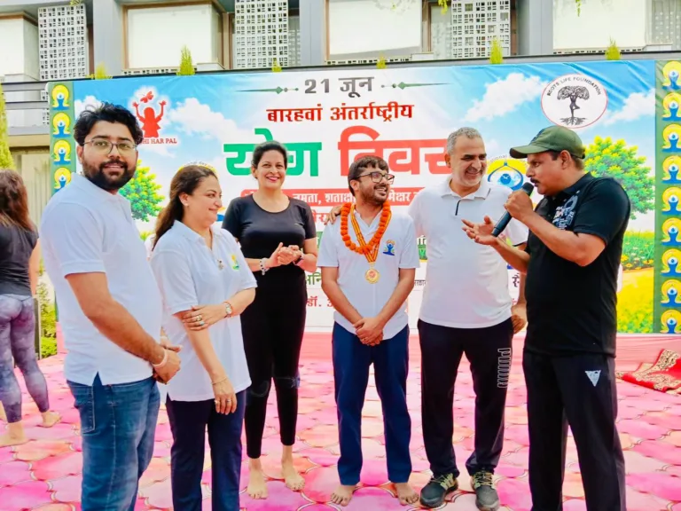 मूलचंद रिसोर्ट में योग से निरोग, योग से सशक्त भारत का हुआ प्रचार