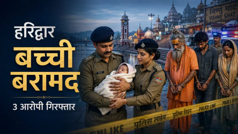 हरिद्वार में चार माह की बच्ची चोरी का खुलासा, लड़का समझकर उठा ले गए थे आरोपी