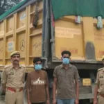 चिलकाना पुलिस द्वारा बिना रॉयल्टी खनन सामग्री ले जा रहे दो डंपर सीज