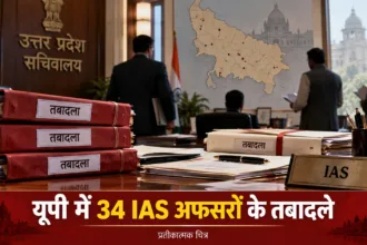 उत्तर प्रदेश में 34 आईएएस अधिकारियों के तबादले और 14 जिलों में नए डीएम की नियुक्ति